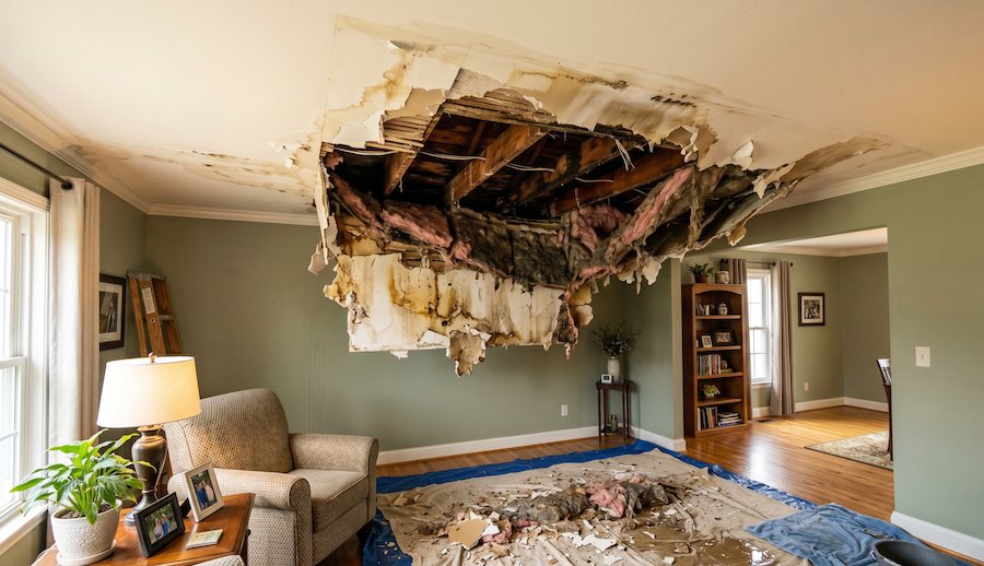 How to Prevent a Ceiling Collapse in Your Home