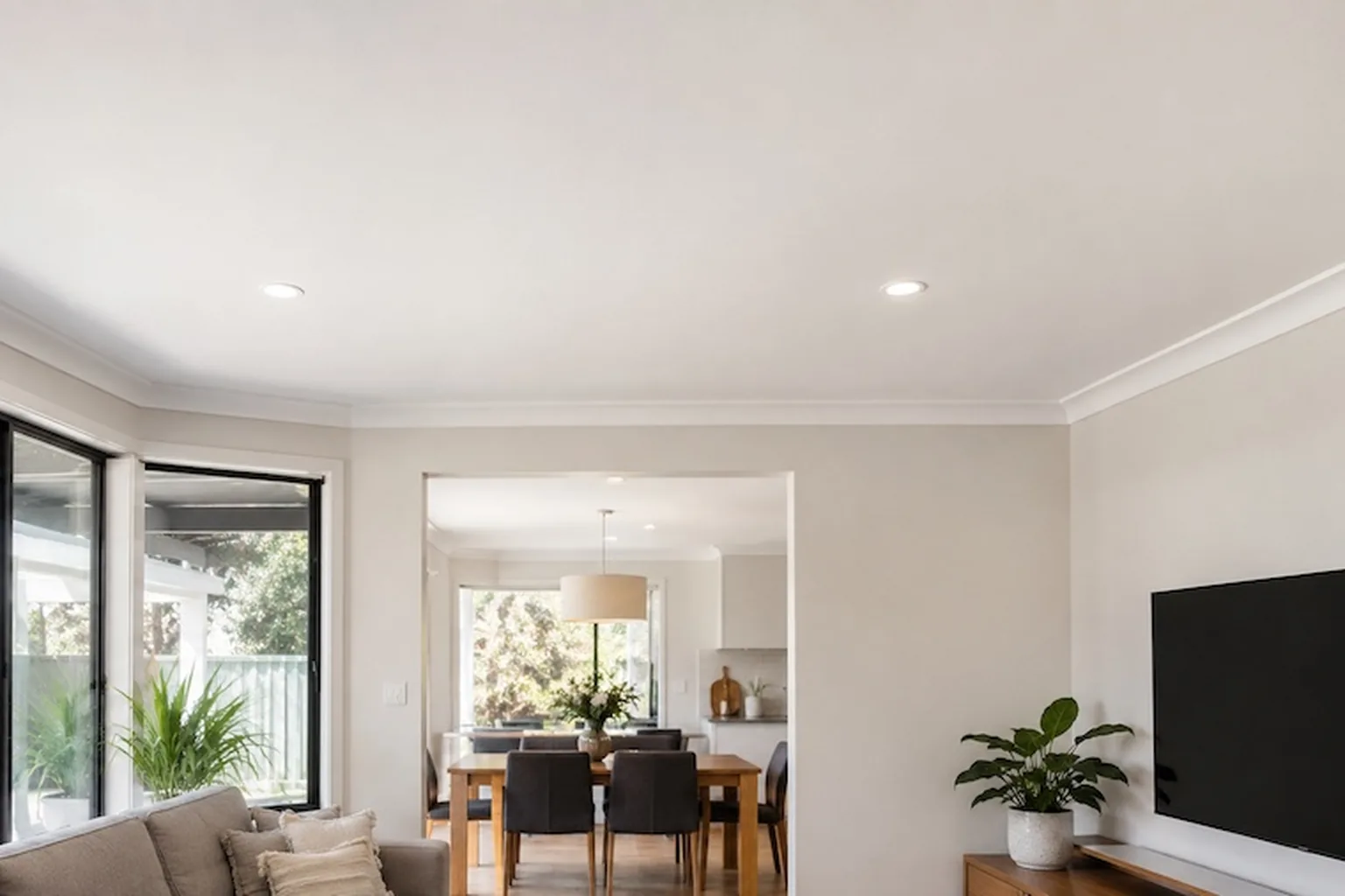 Water Damaged Ceiling Repair underway in a Perth home